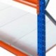 Tablettes galvanisées pour rayonnage picking